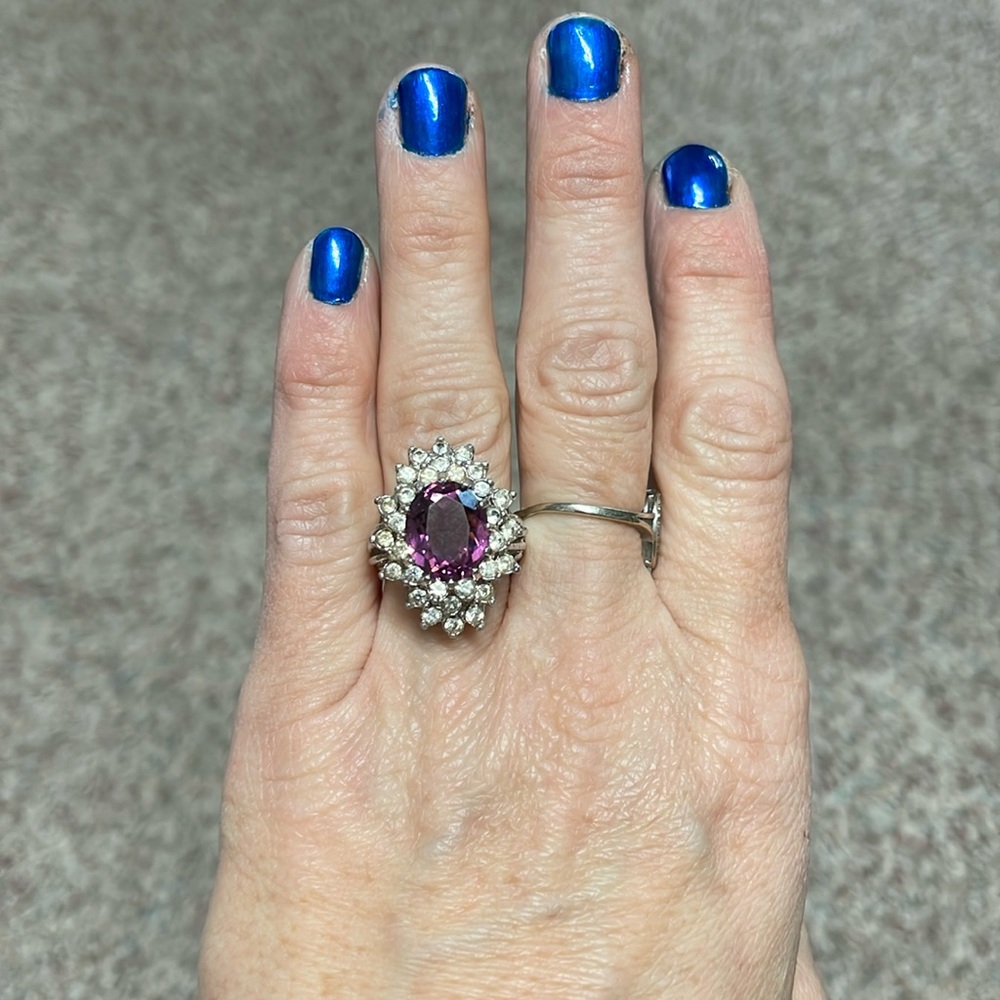 18 k ge gemstone cocktail ring